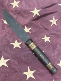 Old 1800's Indian Fur Trade Knife Snake Brand Sheffield Bowie