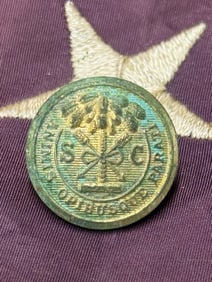 CIVIL WAR CONFEDERATE CSA SOUTH CAROLINA BUTTON