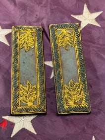 CIVIL WAR UNION MAJOR INFANTRY OFFICER PAIR OF SHOULDER BOARDS STRAPS
