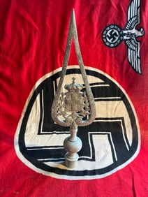 WWII ITALY ROYAL HOUSE OF SAVOY FLAG POLE TOPPER
