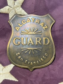 ANTIQUE ALCATRAZ GUARD SAN FRANCISCO BADGE