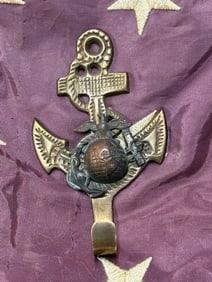 INDIAN WARS USMC OFFICER COAT HANGER