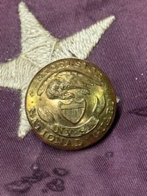 CIVIL WAR NY EXCELSIOR NATIONAL GUARD BUTTON BY HORSTMANN & ALLEN NY