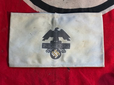 A WW2 German armband "Blut Und Boden"