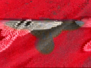 WW2 GERMAN WAFFEN SS RZM CAP EAGLE BADGE
