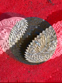 WW2 German Third Reich : Winterhilfswerk (WHW) Gau-Essen 1935-36 Donation-badge