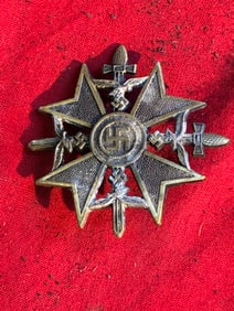 WW2 GERMAN 3RD REICH SPANISH CROSS WITH SWORDS