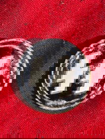 WW2 GERMAN WAFFEN SS LAPEL ENAMELED PIN BADGE