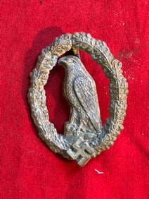 A RARE GERMAN WWII RETIRED LUFTWAFFE PILOT BADGE BY JFS
