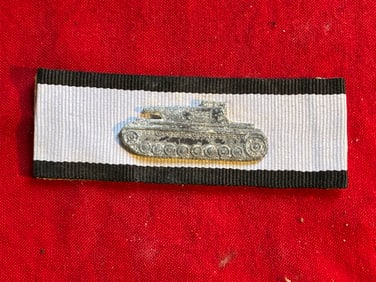 SCARCE WW2 GERMAN TANK DESTRUCTION BADGE