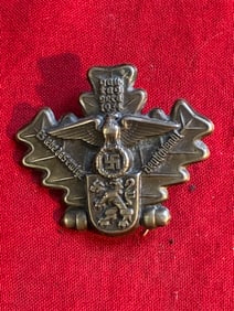 WW2 German NSDAP (NAZI PARTY) 1934 GERA PROVINCIAL DAY BADGE