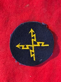 WW2 German Kriegsmarine sleeve badge teletype career
