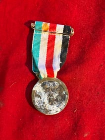 WW2 Italian-German Afrika Korps Campaign Medal Zinc