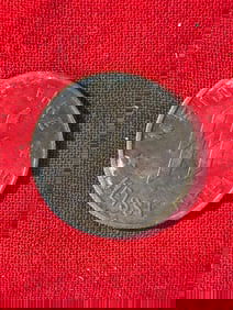 WWII German coin SS Elite Kampft Weiter 1 Schilling Kantine bar