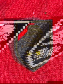 WW2 GERMAN SS TOTENKOPF EDELWEISS BADGE
