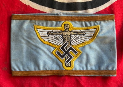 WWII German NSFK Leaders armband National Socialist Flyers Corps