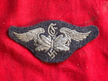 German WWII Luftwaffe Rangefinder Flak Artillery Sleeve Patch