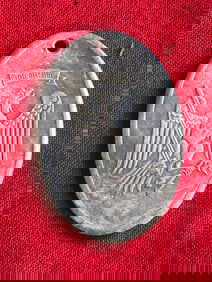 WWII German Prussian Police Tag