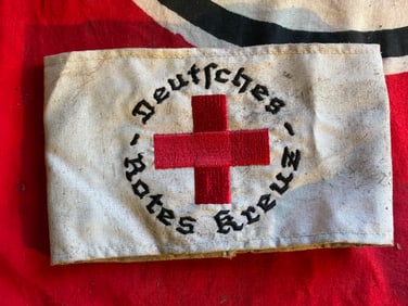 WW2 German DRK Red Cross Member’s Armband