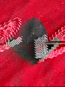 WW2 German Maker-Marked Wartime RAD (Reichsarbeitsdienst/Reich Labour Service) Hat Badge