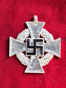 SCARCE WW2 GERMAN 3RD REICH TREUE DIENST EHRENZEICHEN 25 YEARS CROSS