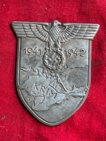 A WW2 German Krim Badge Award for Combat in The Crimea