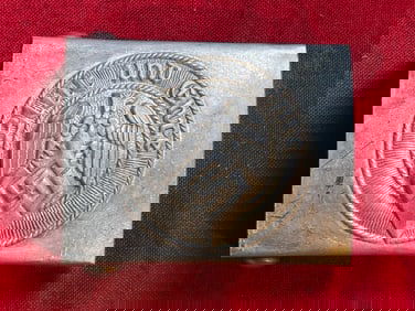 WW2 GERMAN HITLER YOUTH BELT BUCKLE WITH RZM M34/2 MAKER MARKS