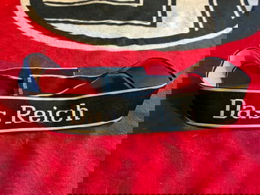 SCARCE WW2 GERMAN WAFFEN SS DIVISION DAS REICH CUFF TITLE BeVo WUPPERTAL
