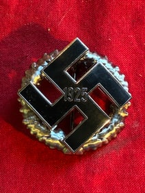 WW2 German Third Reich 1925 Gau Commemorative Honor Badge By R. Wachtler & Lange Mittweide