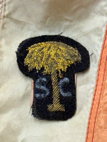 CIVIL WAR SOUTH CAROLINA PALMETTO BULLION HEADGEAR BADGE BY J.H. SILVERBERG
