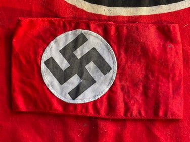 WW2 German Three-Piece NSDAP Armband With RZM Paper Tag