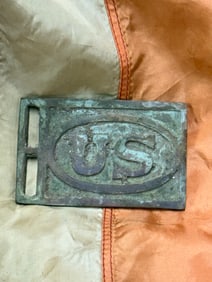 INDIAN WARS U.S. BELT BUCKLE FOUND NEAR FT. YUMA ARIZONA TERRITORY