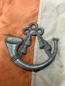 PRE CIVIL WAR INFANTRY HORN HEADGEAR BADGE INSIGNIA