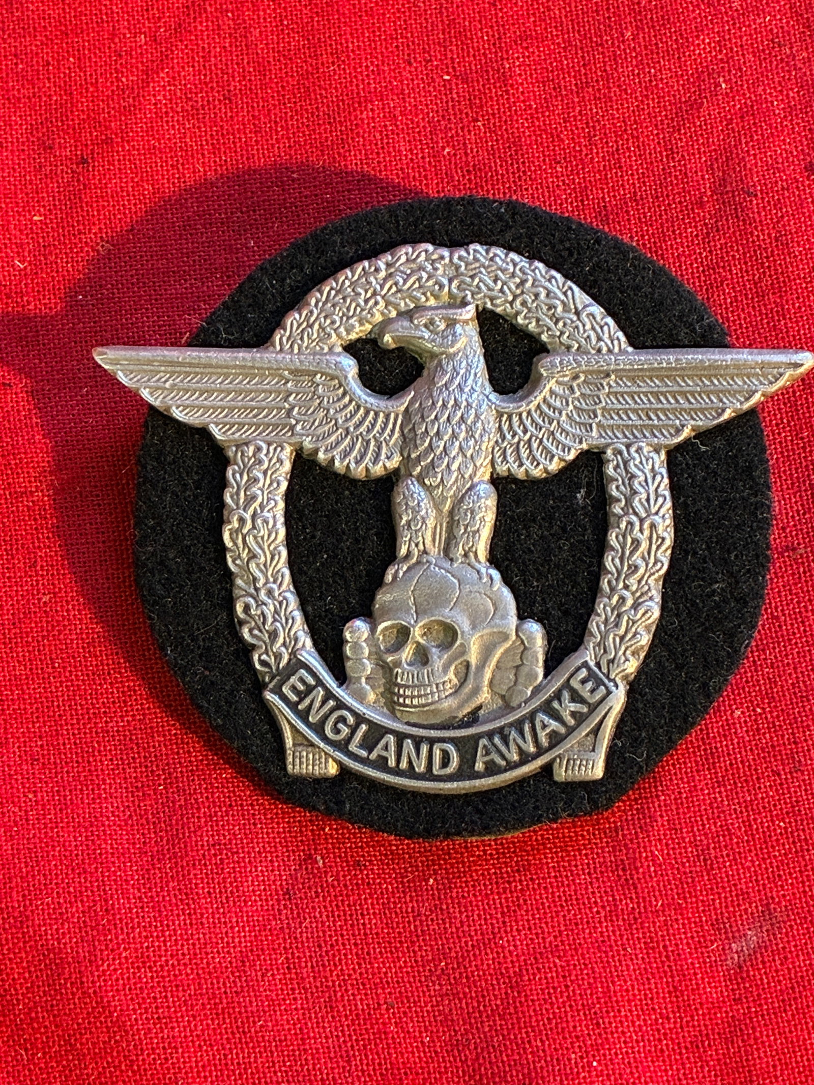 WW2 England Awake "British Union of Fascists (BUF)" badge By Wittmann Munchen: WW2 England Awake "British Union of Fascists (BUF)" badge By Wittmann Munchen. The British Union of Fascists (BUF) was a British fascist political party formed in 1932 by Oswald Mosley. Mosley changed