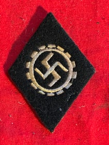 DAF Arbeitsfront SS officers sleeve diamond WWII German