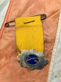 RARE CIVIL WAR SHERIDAN'S CAVALRY CROPS MEDAL WITH RIBBON