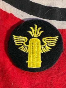 WWII German Kriegsmarine Navy Artillery Patch