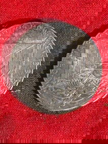 RARE WW2 GERMAN SILVER COIN MEDALLION