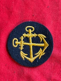 SCARCE WW2 GERMAN KRIGSMARINE SLEEVE CLOTH BADGE INSIGNIA
