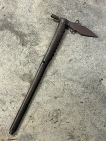 ANTIQUE 1800'S FRENCH & INDIAN SPONTOON TYPE PIPE TOMAHAWK