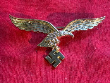 WW2 German Luftwaffe Officer’s Summer Tunic Breast Eagle By Assmann