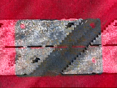 RARE WW2 GERMAN OFFICER DOG TAG - UNCUT VERSION