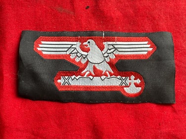 A WW2 GERMAN FASCIST ITALIAN WWII SS SLEEVE EAGLE PATCH