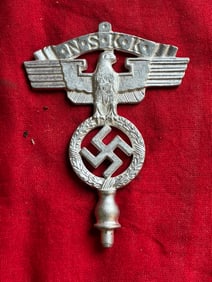 WW2 German National Sozialistisches Kraftfahr Korps NSKK Car- Wing Pole Top
