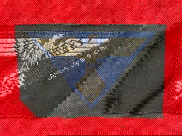 GERMAN WWII TENO ENLISTED MANS OVERSEAS CAP EAGLE