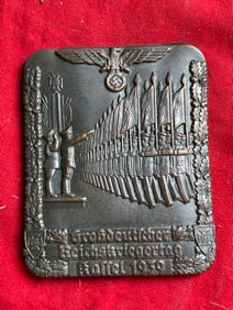 WW2 GERMAN 3RD REICH NSKK SA/SS PLAQUE