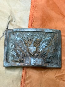 CIVIL WAR M1858 U.S. CAVALRY OFFICER BELT PLATE BUCKLE