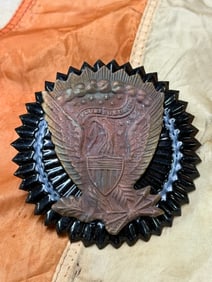 CIVIL WAR UNION US HARDEE HAT SIDE COCKADE BADGE INSIGNIA