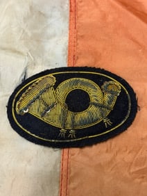 CIVIL WAR INFANTRY HORN BULLION HEADGEAR BADGE BY JOHN A. BAKER