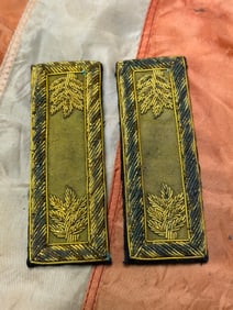 CIVIL WAR PAIR OF MAJOR CAVALRY OFFICER SHOULDER BOARDS STRAPS